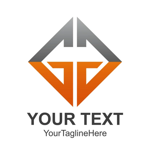 Soyut harf G ve G logo şablonu. Gg simgesi. Geometrik harf G ve G. iş logo şablonu. Vektör