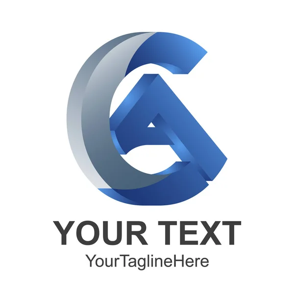 Modèle Logo Abstrait Lettres Icône Lettres Géométriques Modèle Logo Entreprise — Image vectorielle