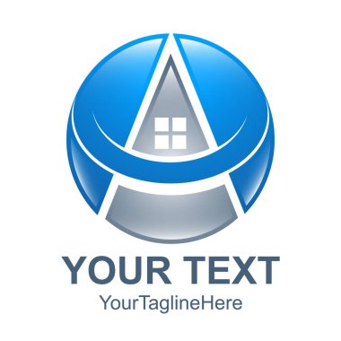 Realty logo tasarım vektör kavramları ve fikir. Emlak vektör logo tasarım şablonu. House soyut simgesi.
