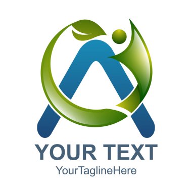 3D harf A logo turuncu renk tasarım şablonu öğeleri soyut. Soyut harf A. iş kurumsal mektup A logo tasarlamak vektör. 