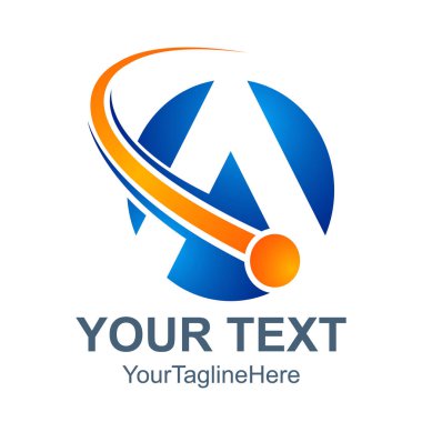 3D soyut harf A logo tasarım şablonu öğeleri. Soyut harf A. iş kurumsal mektup A logo tasarlamak vektör.