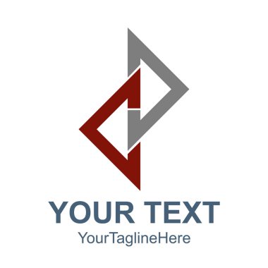 Vektör tasarım soyut logosu öğeleri. Soyut logo simge tasarlamak