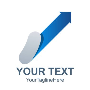 Soyut okları simgeler vektör logolar. beyaz bir arka plan üzerinde izole