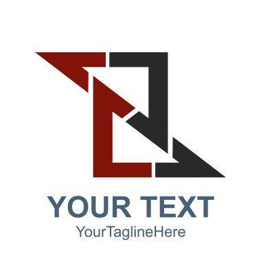 Vektör tasarım soyut logosu öğeleri. Soyut logo simge tasarlamak