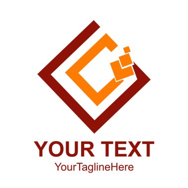 Soyut Meydanı C harfi vektör teknolojisi logo, C harfi vektör, C harfi logosu, C harfi teknoloji logo vektör