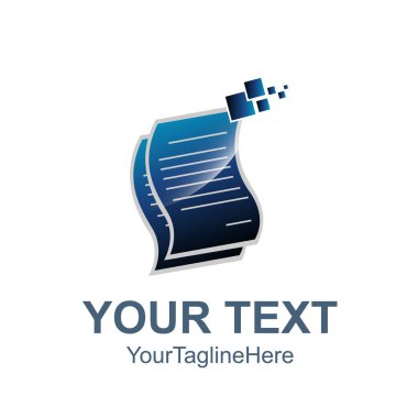 Kağıtları vektör simge düz stil tasarlamak için web, mobil, logo, uygulama ve grafik tasarım yığılmış. Yığılmış kağıtları vektör simgesi basit kayıt ve modern sembolü