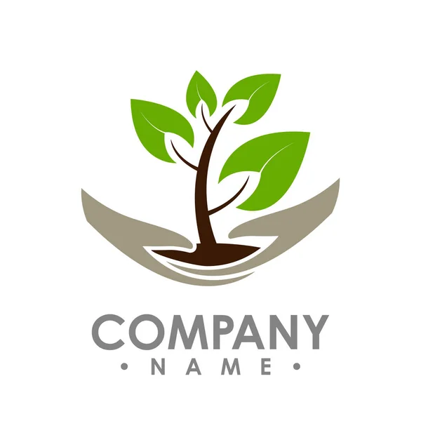 Logo Vert Feuille Écologie Élément Nature Vecteur Icône Logo Feuille — Image vectorielle
