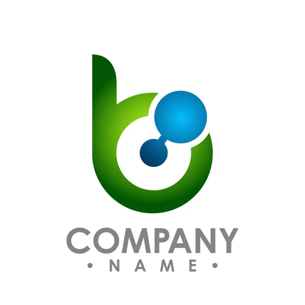 Carta Corporativa Negócios Vetor Design Logotipo Modelo Colorido Vetor Logotipo —  Vetores de Stock