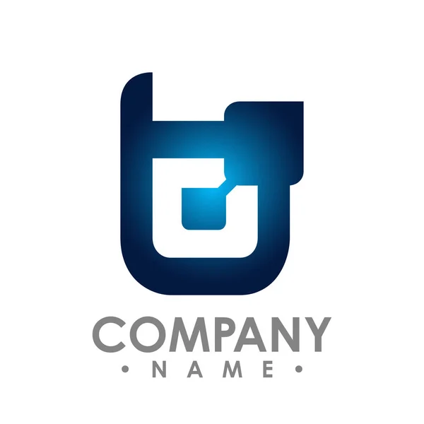 Empresa Corporativa Letra Logo Design Vector Plantilla Vector Logotipo Letra — Archivo Imágenes Vectoriales