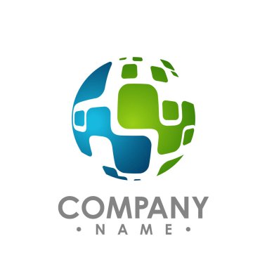 Daire ağ teknolojisi logo soyut, benzersiz soyut daire logo şablonu konsept illüstrasyon vektör. Modern teknoloji işareti. Küresel ağ yaratıcı sembolü. Daire teknik logo tasarım öğesi