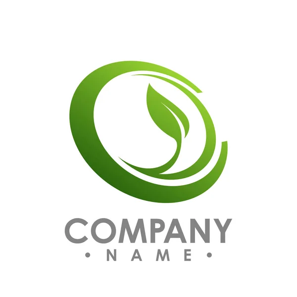 Logo Naturaleza Para Concepto Icono Empresa Salud Diseño Del Concepto — Vector de stock