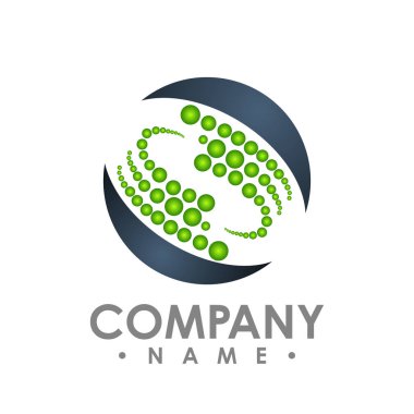 Teknoloji yörünge web yüzük logo tasarımı. Vektör daire halka logo tasarımı. Soyut daire logo şablonu. Yuvarlak halka daire ve sonsuz döngü sembolü, teknoloji simgesi, daire hat logosu