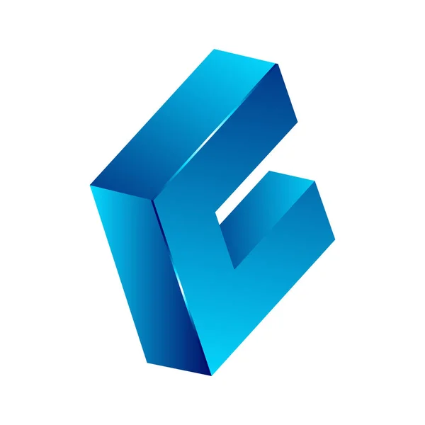 Diseño Abstracto Del Logotipo Cuadrado Forma Geométrica Esquina Símbolo Simétrico — Vector de stock