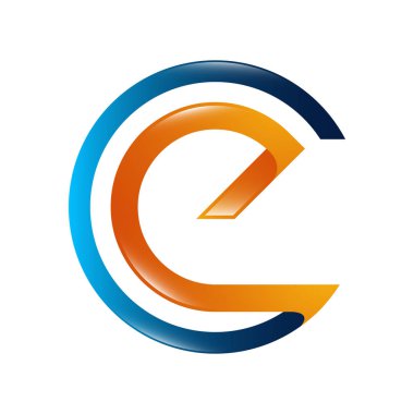 Mektup e logo tasarım şablonu öğeleri soyut. Soyut mektup e. iş kurumsal mektup e logo tasarlamak vektör