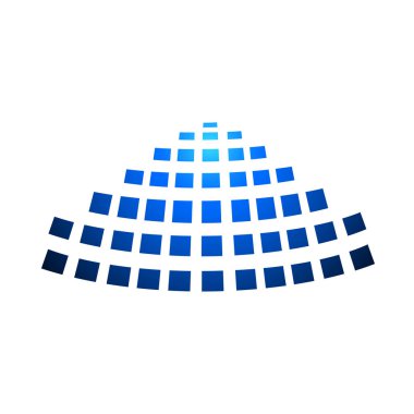 3D Meydanı soyut küre vektör çizim. İş için tasarım modern 3d etkisi