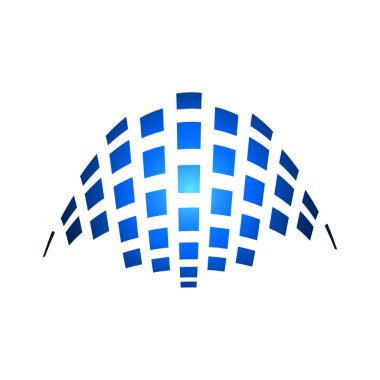 3D Meydanı soyut küre vektör çizim. İş için tasarım modern 3d etkisi