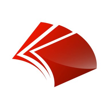 yaratıcı açık kitap logo vektör, kitap renkli logo, okul kitapları, eğitim kitapları