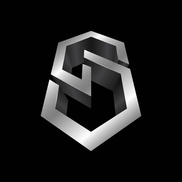 文字ロゴ デザイン ベクトル イラスト テンプレート 文字ロゴ ベクトル および ロゴのベクター 創造的な手紙 — ストックベクタ