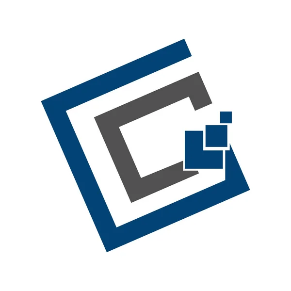 Абстрактный Векторный Логотип Технологии Вектор Буквы Логотип Буквы Вектор Технологии — стоковый вектор