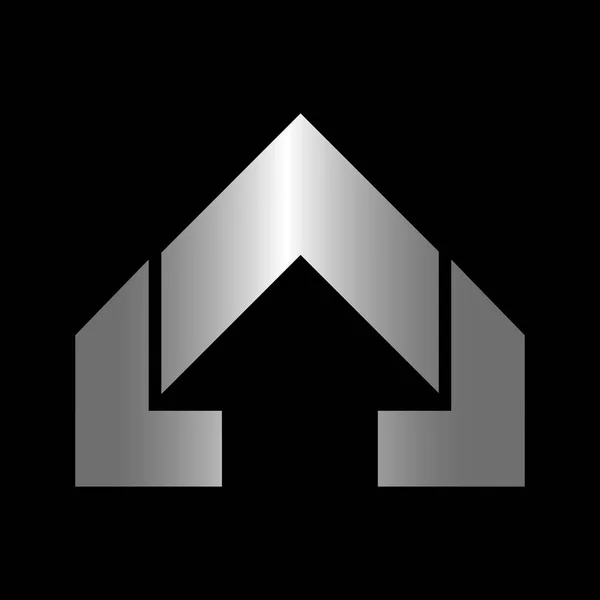 Design Logo Maison Design Logo Bâtiment Design Logo Abstrait — Image vectorielle