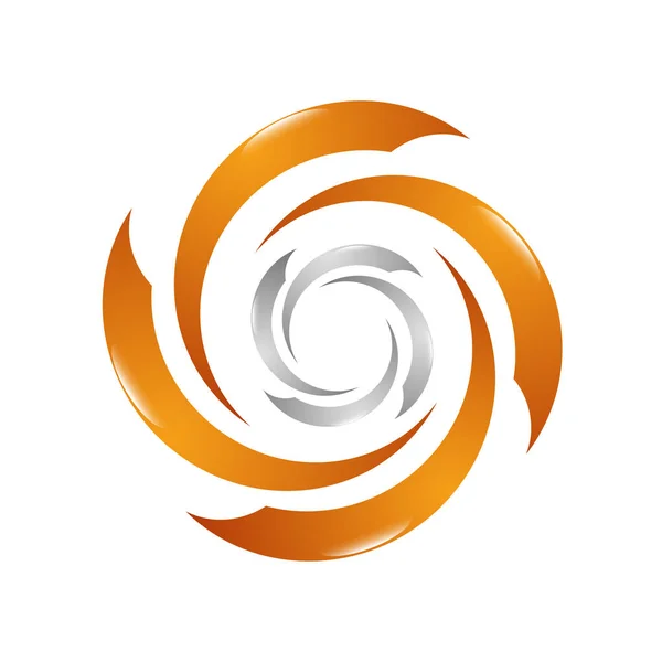 Дизайн Логотипа Ветряной Турбины Концепция Векторного Символа Кондиционера Значок Охладителя — стоковый вектор