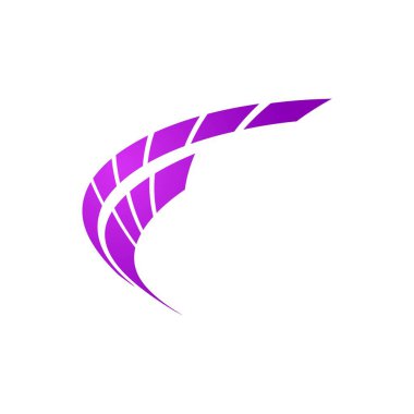 Soyut çizgi şekil kare logo. Vektör soyut logosunu görmeniz gerekir. Soyut Tasarım öğesi. Modern logosunu görmeniz gerekir. Tasarım öğesi. Vektör logo öğesi. Geometrik şekil. Vektör geometrik logosu