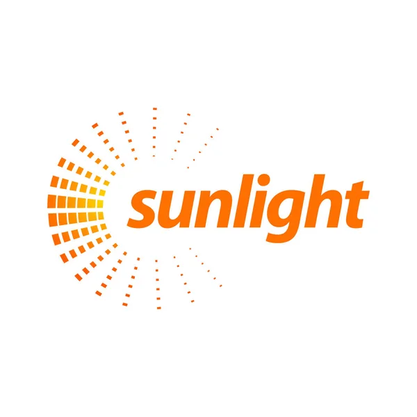 Forgatni Splash Narancssárga Napfény Embléma Koncepció Design Sablon Ötlet — Stock Vector