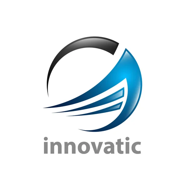 Abstracte Cirkel Innovatic Logo Concept Ontwerp Symbool Grafisch Sjabloon Element — Stockvector