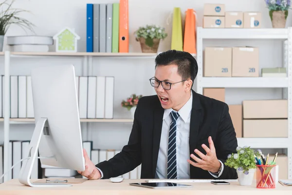 Asian businessman at office — Stock Photo, Image