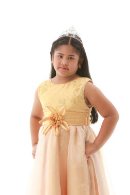 kız beyaz zemin üzerine