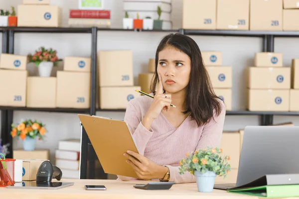 Asian business lady at office