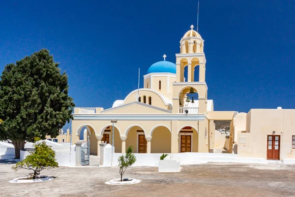 Oia Santorini Yunanistan kilise Meydanı