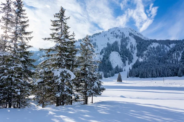 Hermoso Paisaje Nevado Cerca Hohe Tauern Austria — Foto de Stock