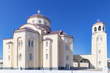 Güzel kilise Agios Charalambos Santorini, Yunanistan