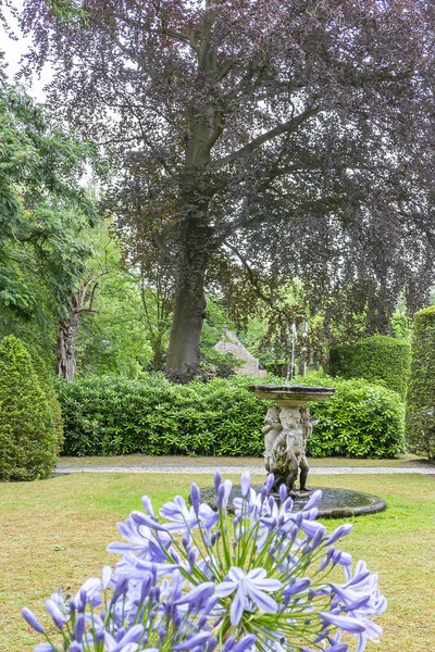 Breda Hollanda Güzel Bir Parkta Veya Bouvigne Kalesi Nde Planda — Stok fotoğraf