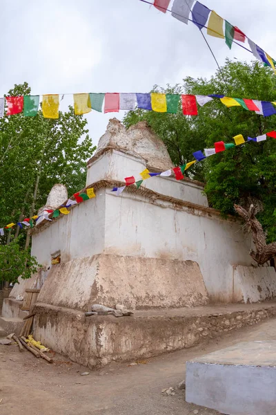 Ancient Stupas Chortens Form Arches Entrances Buddhist Monastery Alchi Ladakh — Stock Photo, Image