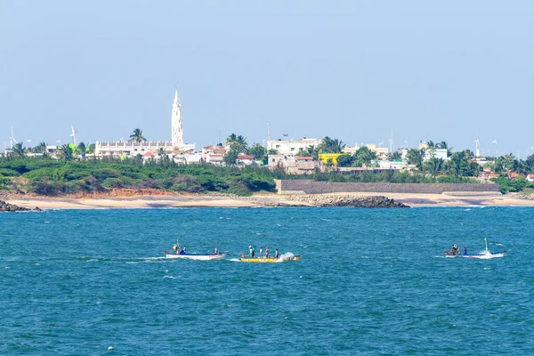 Kanyakumari India Enero 2012 Panorama Del Mar Laccadive Ciudad Kanyakumari —  Fotos de Stock