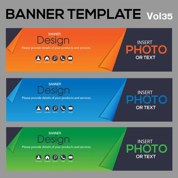 Vector Abstract Geometric Design Banner Web Template — Stock Vector