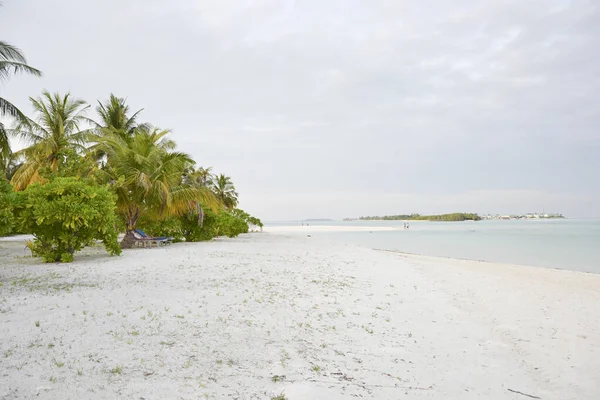 Μαλδίβες Όμορφη Παραλία Fun Island — Φωτογραφία Αρχείου