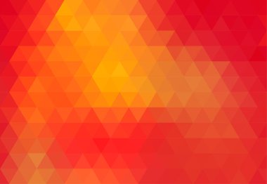 Turuncu, Sarı ve Kırmızı Soyut Geometrik Arkaplan, Desenler Duvar Kağıdı