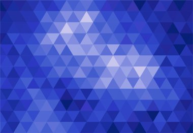 Mavi Soyut Geometrik Üçgen Arkaplan, Desenler Duvar Kağıdı