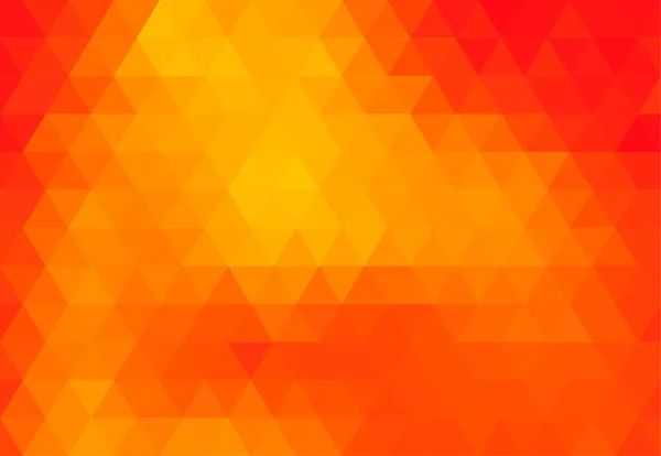 Yellow Orange Red Abstract Geometric Triangle Background Patterns Wallpaper — Stock Vector