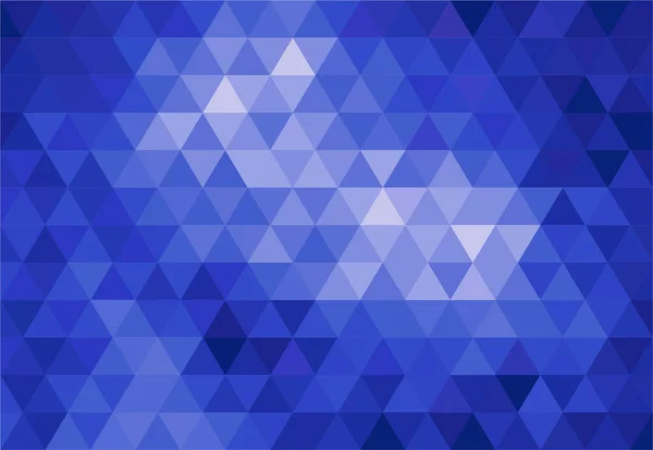 Blaue Abstrakte Geometrische Dreieck Hintergrund Muster Tapete — Stockvektor
