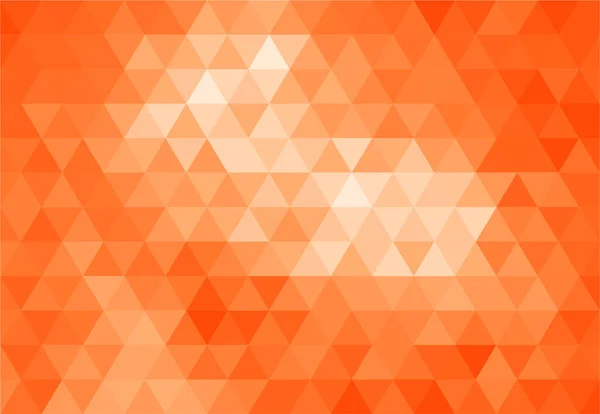 Orange Abstrakte Geometrische Dreieck Hintergrund Muster Tapete — Stockvektor