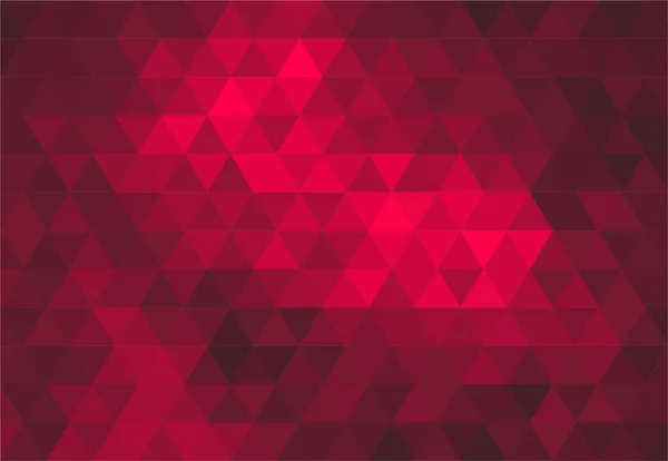 Dunkelrosa Abstrakte Geometrische Dreieck Hintergrund Muster Tapete — Stockvektor