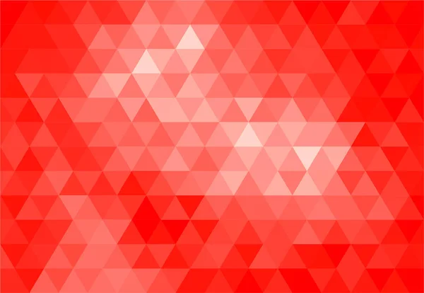 Rote Abstrakte Geometrische Dreieck Hintergrund Muster Tapete — Stockvektor