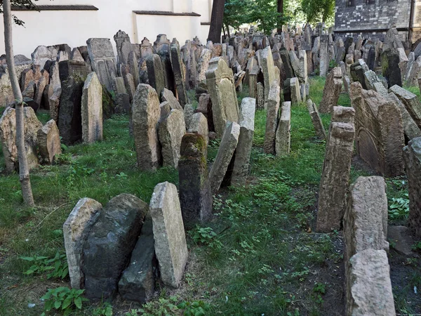 Old Jewish Cementary Old Town Prague Czech Republic — Stock Photo, Image