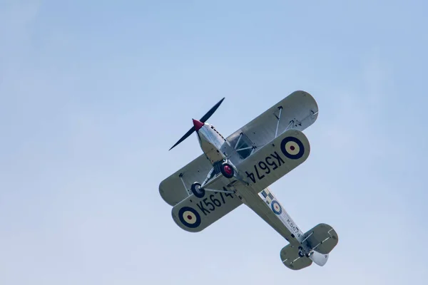 英国德尔福 2018年6月10日 一张记录了老式小贩愤怒 的照片 我战斗机在皇家空军 Cosford 作为一部分的皇家空军100百年空中展示庆祝 — 图库照片