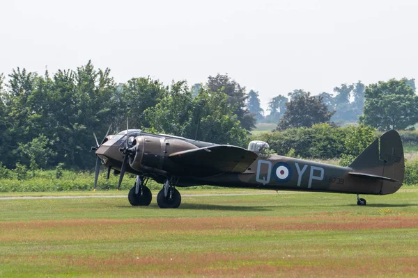 2018 Raf Cosford에 비행장에 브리스톨 보퍼트 택시로 문서화 — 스톡 사진