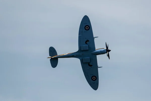 英国德尔福 2018年6月10日 一张记录英国纪念飞行战役的照片 表演他们的 Trenchard 编队展示 庆祝皇家空军的百年庆典 — 图库照片